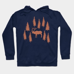 Elk In Forest (Spirit) Hoodie